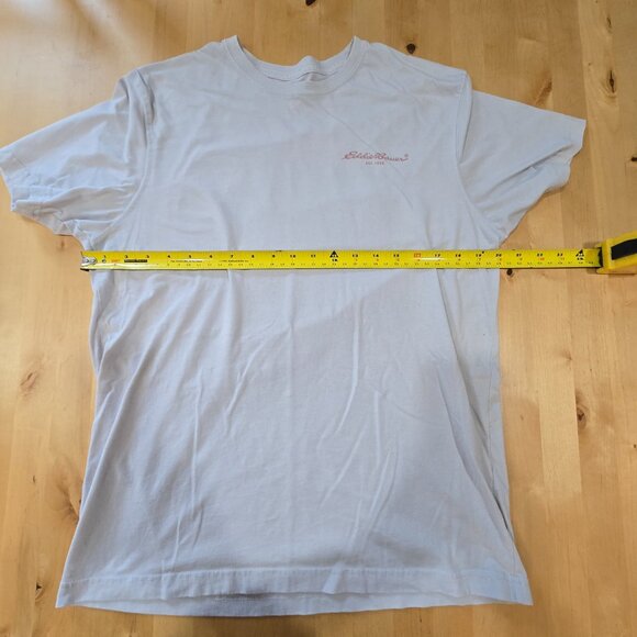 Eddie Bauer Shirt Mens Medium American Fish Graphic Short Sleeve Trout - Picture 6 of 8